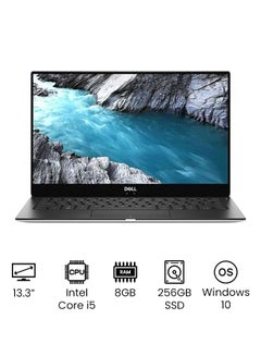 Buy XPS 13 9380 Laptop With 13.3-Inch Full HD Display, Core i5 Processor/8GB RAM/256GB SSD/Intel UHD Graphics/Windows 10 International Version Silver in UAE