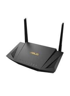 Buy RT AX56U, AX1800 Dual Band WiFi 6 802.11ax Router Supporting MU MIMO And OFDMA Technology, With AiProtection Pro Network Security, AiMesh , 1 Pack Black in UAE
