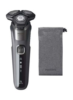 Buy Shaver Series 5000 Wet And Dry Electric Shaver S5587/70, 2 Years Warranty Carbon Grey in Saudi Arabia