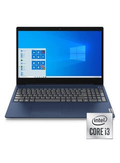 Buy IdeaPad 3 15IIL05 Laptop With 15.6-Inch Display, Core i3 Processor/4GB RAM/1TB HDD/DOS (Without Windows)/Integrated Intel UHD Graphics/ English/Arabic Abyss Blue in Saudi Arabia