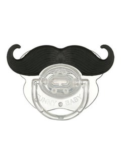 Buy Soft Silicone BPA Free Funny Mustache Pattern Soother Pacifier For Baby in Saudi Arabia