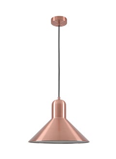 اشتري مصباح متدلٍ مصنوع من مواد عالية الجودة بتصميم فاخر ومميز وأنيق ليضفي لمسة أنيقة ومثالية على ديكور المنزل مقاس 415 × 415 × 315 مم، لون أحمر نحاسي/ أسود نحاسي محمر 33 x 33 x 180مم في السعودية