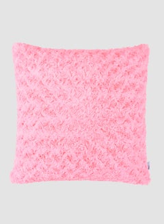 Buy Faux Fur Cushion  VI, Unique Luxury Quality Decor Items for the Perfect Stylish Home Pink CUS239 in Saudi Arabia