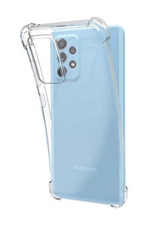 اشتري Shockproof Gorilla Bumper TPU Case Cover For Samsung Galaxy A52 4G/A52 5G Transparent في الامارات