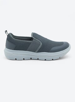 Buy Slip-On Comfort Loafers Grey/White in UAE