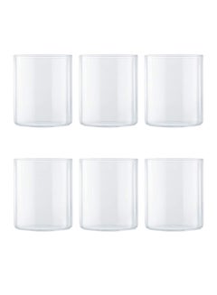 Buy 6-Piece Vision Squat Glass Set Clear in UAE