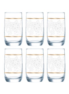 Kurala Unbreakable Plastic Tumbler Cups, Set of 8, Large Water Tumbler Set,  17 oz Highball Drinking Glasses (Clear)