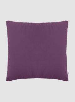 Buy Velvet Solid Color Cushion, Unique Luxury Quality Decor Items for the Perfect Stylish Home Purple 55 x 55cm in Saudi Arabia