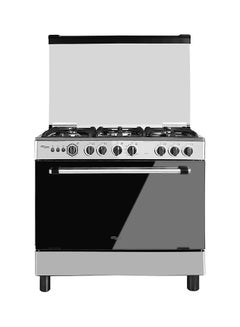 اشتري 5-Burner Freestanding Gas Cooker 90x60x85cm SGC901FS Silver في الامارات