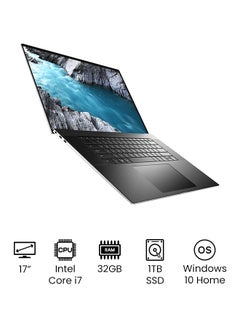 Buy XPS 17 9710 Performance Ultrabook With 17 Inch UHD+  Full HD Display,  Intel Core i7-11800H/ 32 GB RAM/1TB SSD/  NVIDIA GeForce RTX 3060 6GB Graphics/ Windows 10 Home/International Version English/Arabic Silver in UAE