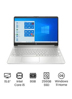Buy 15-dy2032nr Laptop With 15.6-Inch HD Display, 11th Gen Core i5 11375H Processer/8GB RAM/256GB SSD/Intel UHD Graphics/Windows 11 Home English Silver in UAE
