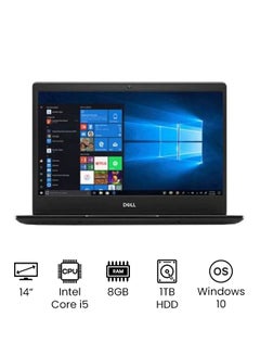 Buy Latitude 3400 Laptop With 14-Inch HD Display Intel Core i5 Processor/8GB RAM/1TB HDD/Intel HD Graphics/Windows 10/International Version English Black in UAE