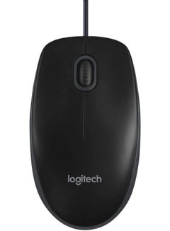 Buy B100 Wired USB Mouse Black in UAE
