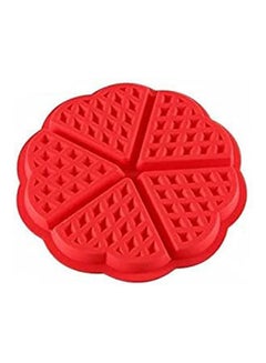 Buy Silicone Waffle Mold - Red Red 100gcm in Egypt