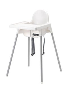 Buy Multifunctional Elevated High Chair With Dining Tray And Safety Seat Belt For Children in UAE