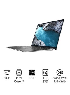 Buy XPS 13 9310 Convertible Ultrabook With 13.4 Inch UHD+  Full HD Display,  Intel Core i7-1185G7/  16 GB RAM/1TB SSD/ Intel Iris Xe Graphics/ Windows 10 Home /International Version English/Arabic Silver in UAE