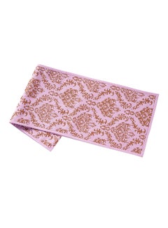 Buy Cotton Table Runner For Dining Table - Printed Table Runner - Table Linen - 30 X 180 Cm - Pink/Gold Pink/Gold 30 x 180cm in Saudi Arabia