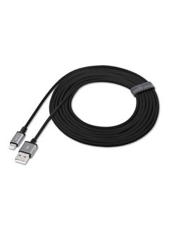 Buy USB Cable With Lightning Connector 3m Black in UAE