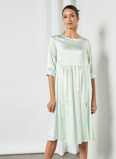 Buy Casual Dress Light Green in UAE