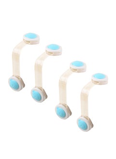 Buy 4 Piece Multi-function Slim Design Baby Safety Lock Drawer, Adjustable Flexible Strap in Saudi Arabia
