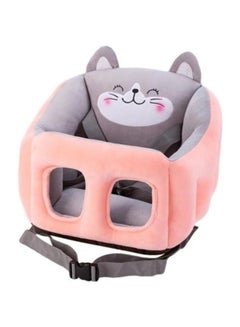 Buy Multi-Function Lightweight Portable Baby Dining Chair With Breathable Soft Sponge Layer Design, Back Support Seat- Grey/Pink in Saudi Arabia