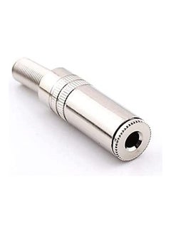 Buy Female Stereo Audio Plug Silver 3.5mm in Egypt