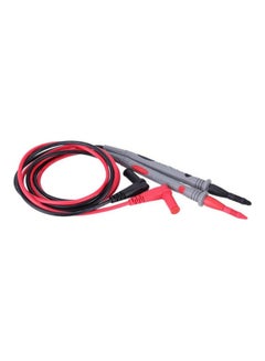 اشتري Universal Probe Test Leads Pin For Digital Multimeter Needle Tip Meter Multi Meter Tester Lead Probe Wire Pen Cable 1000V 20A Multicolour في مصر