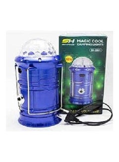 اشتري Camping Lantern Led Usb Rechargeable Flashlight Tent Lamp Light Blue 18.6x10.6x10cm في مصر