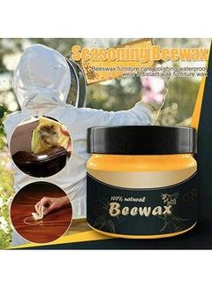 Buy 2 Pcs Wood Seasoning Beewax   Traditional Beeswax Polish For Wood & Furniture Yellow in Egypt