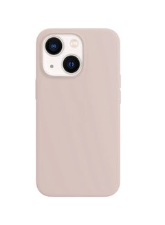 Buy iPhone 13 Protective Magsafe Silicone Back Cover Light Pink in UAE