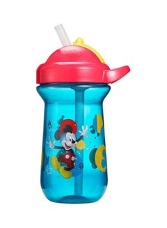 Buy Mickey Fast Flow Flip Top Durable  Straw Cup With Spill Proof Design - 296 ml in Saudi Arabia