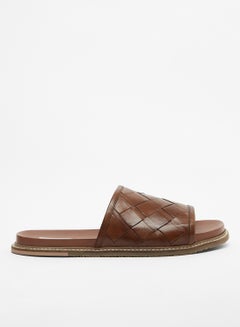 اشتري Rulston Leather Sandals Black في السعودية