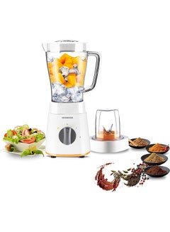 Buy Blender Smoothie Maker With Multi Mill (Grinder/Chopper), Ice Crush Function 2 L 500 W BLP15.150BK White in Saudi Arabia