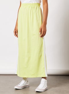 Buy Side Stripe Bf Sweatskirt Pale Green in UAE