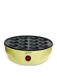 Buy Crepe Cake Luqaimat Maker Pan Cake Machine Device - 750 W Mini Pop Cake- Yellow 750.0 W JC-501 Yellow in UAE