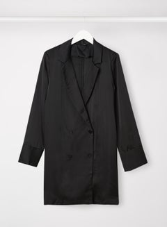 اشتري Double-Breasted Blazer Black في السعودية