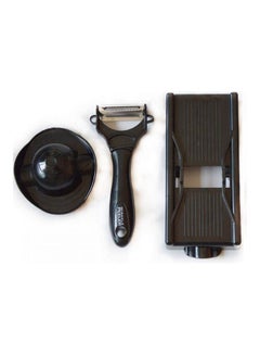 اشتري 2 in 1 Peeler Peels and Cuts Black في مصر