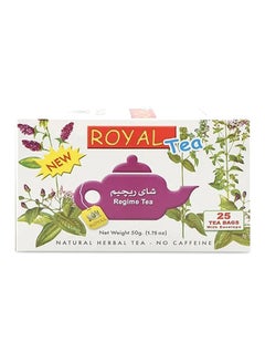 اشتري شاي عشبي شاي 25 كيس شاي عبوة من 25 قطعة في مصر
