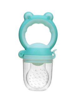 Buy Small Convenient Silicone Fresh Fruit And Vegetable Teething Feeder For Kids - Green in UAE