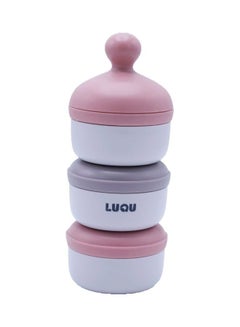 اشتري Portable Baby 3 Layer Milk Powder Dispenser, PP Raw Material - Suitable From Birth في السعودية