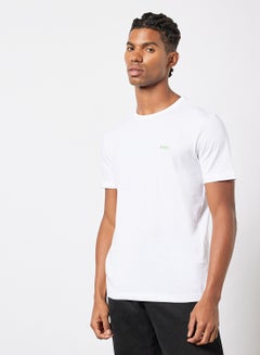 اشتري Logo Print T-Shirt White في الامارات