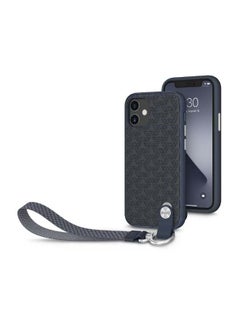 Buy Protective Case Cover For iPhone 12 Mini Denim Blue in UAE