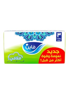 اشتري Fluffy Facial  Tissue - 400 Tissue  2 Ply Pack Of 3 White في مصر