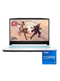 Buy Sword 15 A11UD Gaming Laptop With 15.6-Inch Full HD Display, 11th Gen Core i7-11800H Processor/8GB RAM/512GB SSD/4GB NVIDIA GeForce RTX 3050Ti Graphic Card/Windows 10 English White in Saudi Arabia