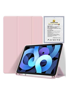 اشتري Protective Case Cover For Apple iPad Air4/Air5 10.9 inch (2020/2022) Generation With Pencil Holder وردي في الامارات