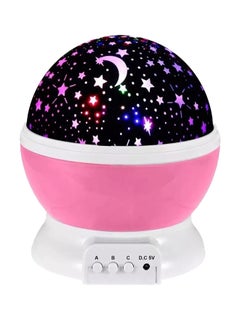 Buy Rotating LED Star Moon Night Sky Cosmos Projector Lamp for Kids - Multicolour Multicolour 13.5x12x12centimeter in Saudi Arabia