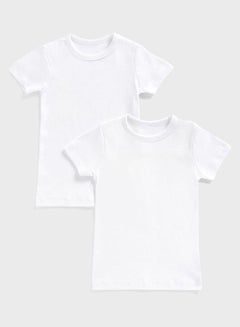 اشتري Kids Pack Of 2 Assorted T-Shirt White في الامارات