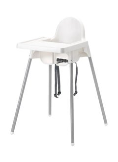 Buy 4-In-1 Multifunctional Elevated High Chair With Dining Tray And Safety Seat Belt For Children in Saudi Arabia