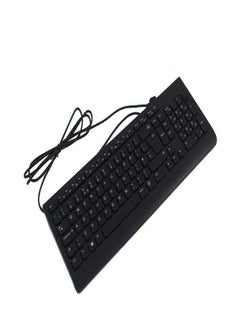 Buy 300 USB Keyboard Wired Adjustable Tilt Black in UAE