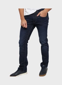 Buy Rinse Slim Fit Jeans Dark Stone Indigo in Saudi Arabia